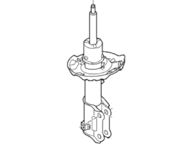 Hyundai 54650-E6850 Strut Assembly, Front, Left