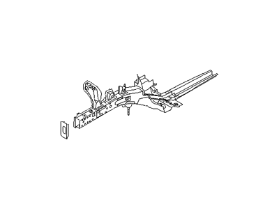 Hyundai 64602-3V010 Member Assembly-Front Side, RH