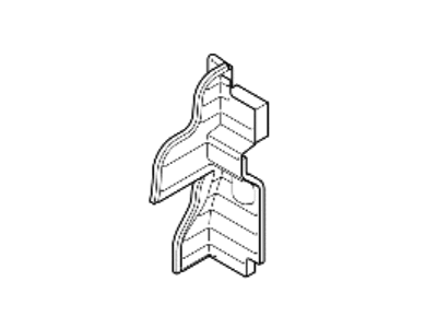 Hyundai 29136-G7100 Air Guard, Left