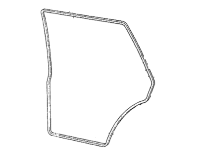 Hyundai 83110-21010 Weatherstrip Assembly-Rear Door Opening, LH