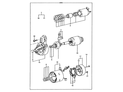 Hyundai 36100-11130 Starter Assembly