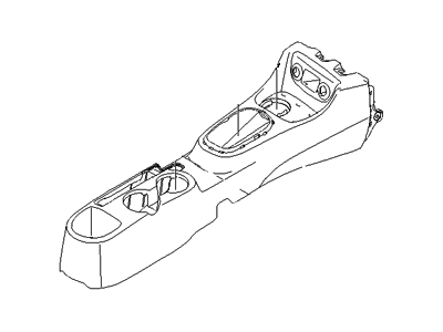 Hyundai 84611-1E200-OR Console-Front