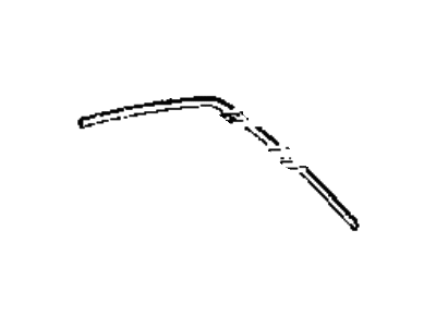 Hyundai 82850-24000 MOULDING Assembly-Front Door Frame Upper, L