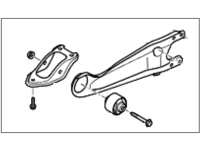 Hyundai 55100-4D000 Arm Complete-Trailing, LH