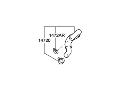Hyundai 97324-D3300 HOSE ASSY-A.T.F OUTLET