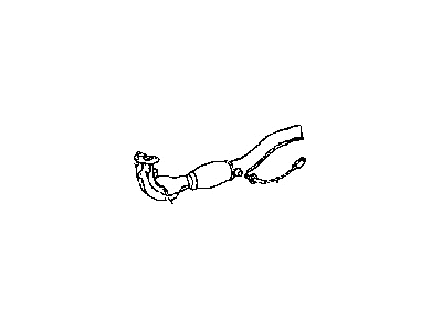 Hyundai 28600-28463 Front Exhaust Pipe