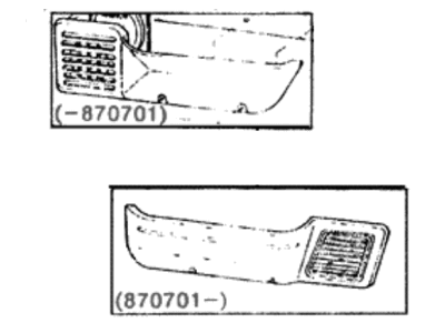 Hyundai 82370-21000-BL Pocket-Door Map, LH
