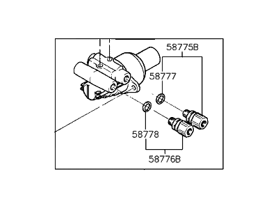 Hyundai 58510-33300 Cylinder Assembly-Brake Master