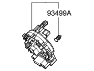Hyundai 93490-B1010 Clock Spring Contact Assembly