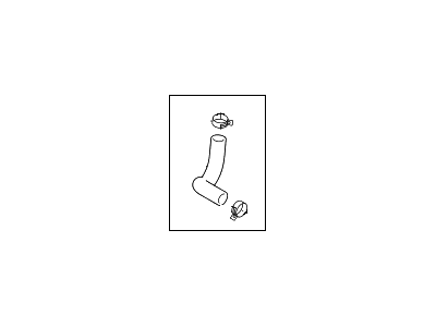Hyundai 25414-D3501 Hose Assembly-Radiator, Upper