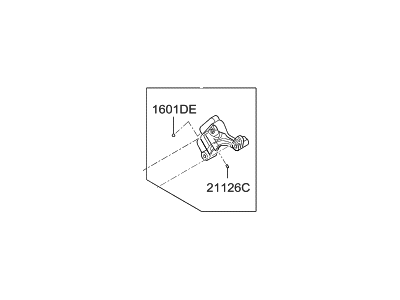Kia 240103F450 Adapter Assembly-Tensioner