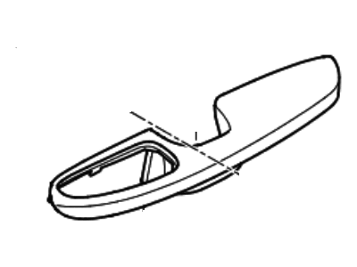 Hyundai 82360-3M000-ABR Front Door Armrest Assembly Right