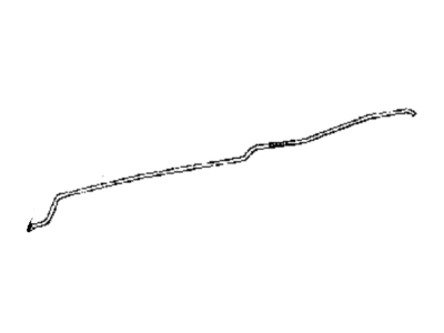 Hyundai 81491-34000 Rear Door Lock Horizontal Rod, Left