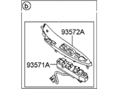 OEM Hyundai Veracruz Power Window Main Switch Assembly - 93570-3J300-OR