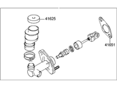 OEM 2001 Hyundai Sonata Cylinder Assembly-Clutch Master - 41610-38120