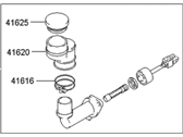 OEM Hyundai Accent Cylinder Assembly-Clutch Master - 41610-25013