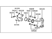 OEM 1994 Hyundai Sonata CALIPER Kit-Front Brake, RH - 58190-33A00