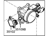 OEM 2007 Kia Spectra Body Assembly-Throttle - 3510023751