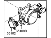 OEM 2008 Kia Spectra5 Body Assembly-Throttle - 3510023751