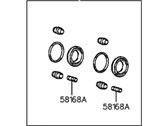 OEM 1995 Hyundai Elantra Seal Kit-Front Disc Brake - 58102-28B00