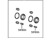 OEM 1993 Hyundai Elantra Seal Kit-Front Disc Brake - 58102-28B00