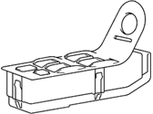 OEM 2001 Hyundai Sonata Power Window Main Switch Assembly - 93570-38150-LT