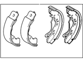 OEM Hyundai Accent Shoe & Lining Kit-Rear Brake - 58305-22A01