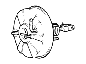 OEM 1994 Hyundai Elantra Booster Assembly-Brake - 59110-28300