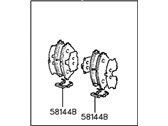 OEM 1998 Hyundai Tiburon Front Disc Brake Pad Kit - 58101-29A31