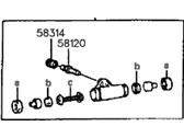 OEM 1993 Hyundai Sonata Cylinder Assembly-Wheel - 58330-33100