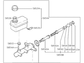OEM Hyundai Sonata Cylinder Assembly-Brake Master - 58510-34330
