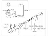 OEM 1997 Hyundai Sonata Cylinder Assembly-Brake Master - 58510-34330