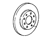 OEM 1993 Hyundai Sonata Disc-Front Wheel Brake - 51712-33001