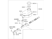 OEM Hyundai Elantra Cylinder Assembly-Brake Master - 58510-2D200