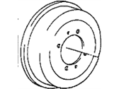 OEM Hyundai Drum Assembly-Rear Brake - 58411-33001