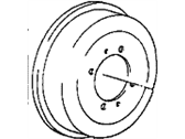 OEM 1993 Hyundai Sonata Drum Assembly-Rear Brake - 58411-33100