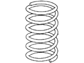 OEM Hyundai Scoupe Spring-Rear - 55350-23100