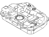 OEM Hyundai Tiburon Tank Assembly-Fuel - 31150-2C750