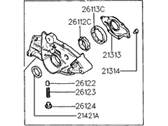 OEM 1990 Hyundai Sonata Case Assembly-Front - 21310-35002