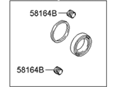 OEM 2005 Hyundai Tucson Seal Kit-Rear Disc Brake - 58202-17A00