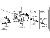 OEM Hyundai Accent Body Assembly-Throttle - 35100-26000