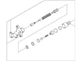 OEM 2002 Hyundai Elantra Cylinder Assembly-Clutch Master - 41610-2D100