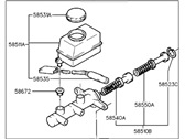 OEM Hyundai Elantra Cylinder Assembly-Brake Master - 58510-28320
