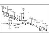 OEM 1997 Hyundai Sonata Pump Assembly-Power Steering Oil - 57100-34003