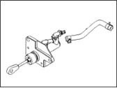 OEM 2008 Hyundai Santa Fe Clutch Master/Cylinder & Hose - 41605-2B180