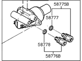 OEM 1991 Hyundai Sonata Cylinder Assembly-Brake Master - 58510-33300