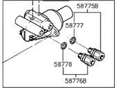 OEM 1993 Hyundai Sonata Cylinder Assembly-Brake Master - 58510-33300