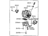 OEM 1993 Hyundai Sonata Body Assembly-Throttle - 35100-33300
