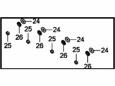 Acura 16453-5A2-A00 Seal Set, Injector