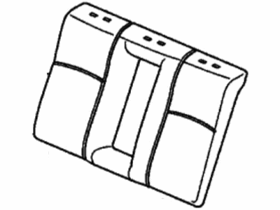 Honda 82127-T2G-A01 Pad, Rear Seat-Back